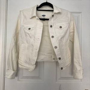 White Old Navy Jeans Jacket